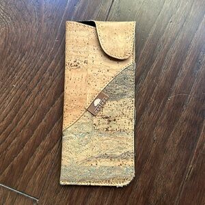 EUC Portuguese Cork Soft Eyeglass Case